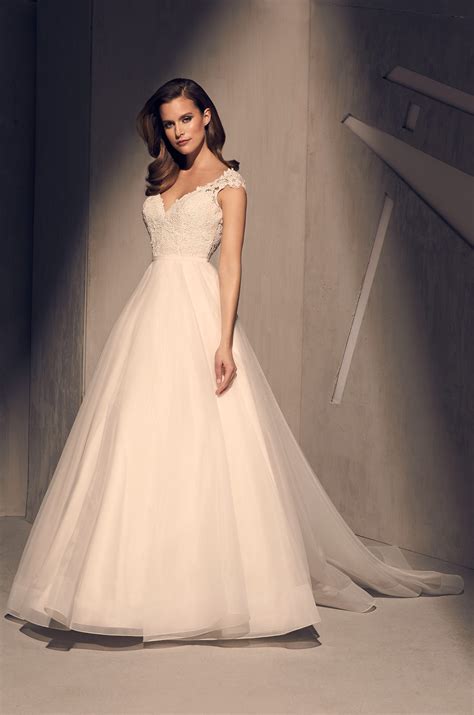 Royal Organza Skirt Wedding Dress Style 2212 Mikaella Bridal
