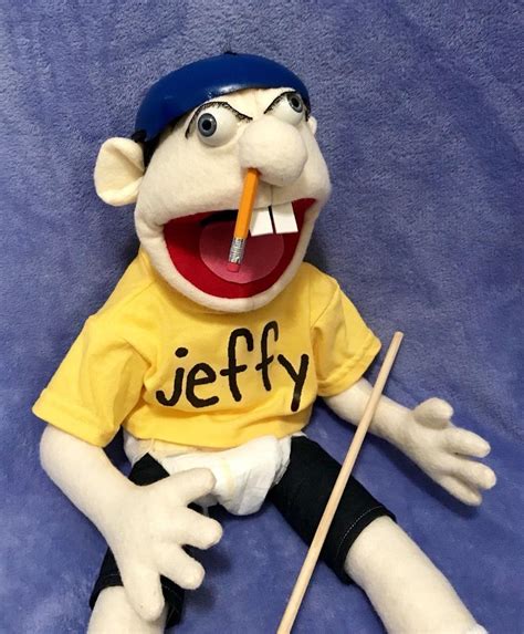 Full Size 22 Jeffy Puppet With Pooperman And Yellow Jeffy Shirt And