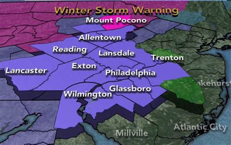 Winter Storm Tracking A Wintry Mix Tomorrow For Pennsylvania New