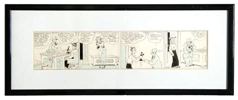 Hakes Blondie Original Daily Strip Art