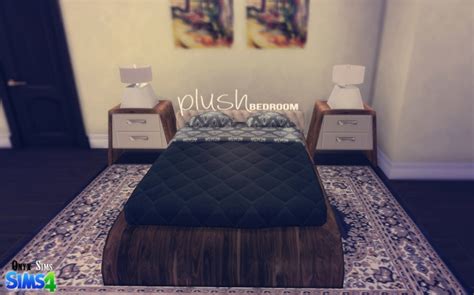 Plush Bedroom Set By Kiara Rawks At Onyx Sims Sims 4 Updates