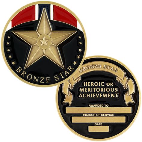 Bronze Star Medal Coin