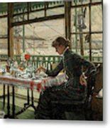 Room Overlooking The Harbour Painting By James Tissot Pixels