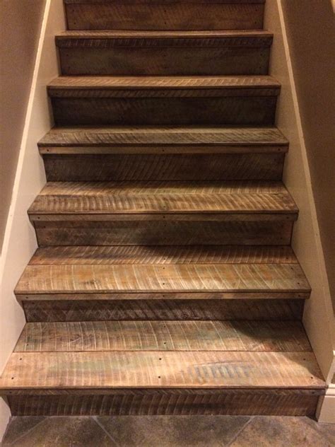 Stairway | Rustic stairs, Pallet stairs, Wood stair treads