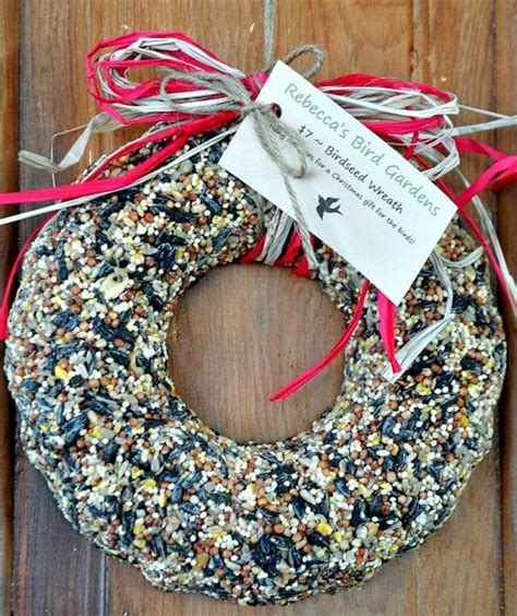 A few simple ingredients are all it takes for this great diy birdseed ornaments are a fun winter project to do with the kids too. 8 DIY Homemade Birdseed Wreath | DIY to Make