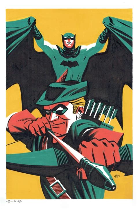 Batman And Green Arrow By Michael Cho In Jean Michel Anneaus Brave