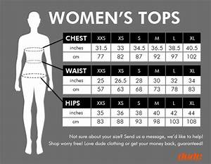 Female Waist Size Chart