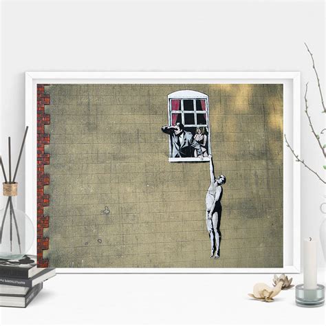 Poster Nude Canvas Painting Banksy Style Wall Pop Art Posters And