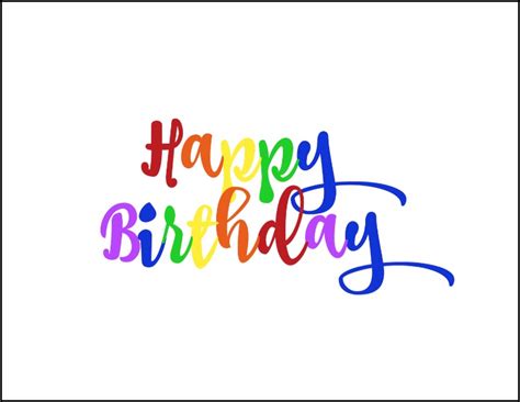 To make it easy for you, we have categorized into free printable custom happy birthday banner diy is perfect so you can make a personalized happy birthday banner. Free Rainbow Happy Birthday Printable - Oh My Creative