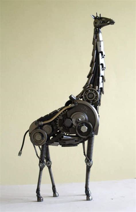 Animal Sculptures Made Out Of Scrap Metal By Tomas