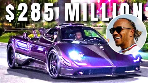 Inside Lewis Hamiltons FAST Lifestyle Car Collection Contracts And Per Day YouTube