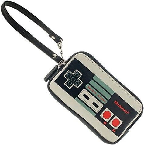 Bioworld Retro Nes Nintendo Controller Zip Clutch Wallet