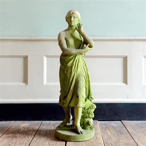 A Late Nineteenth Century Carved Marble Statue Of Echo Lassco