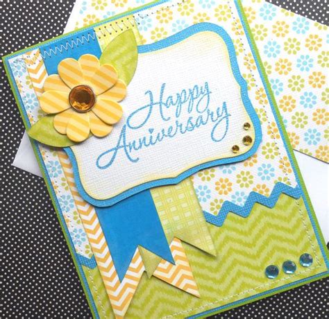 See more ideas about cards, diy anniversary cards, cards handmade. Anniversary Card with Matching Embellished by ...