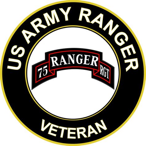 Us Army Veteran Airborne Rangers Sticker Decal