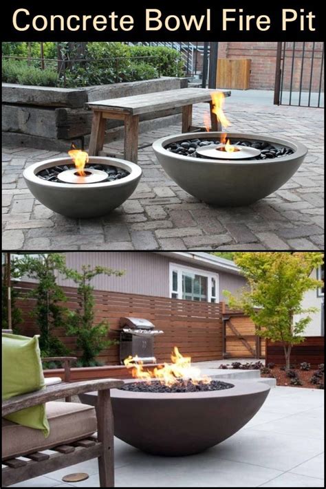 Perfect for camping trips or setting it on. DIY Concrete Fire Pit | The Owner-Builder Network ...
