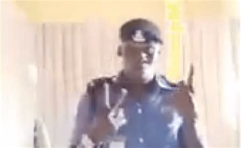 Police Officer Corporal Selfie Of Dancing To Gang Music In Ebonyi Nigeria