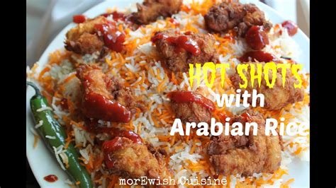 Hot Shots With Arabian Rice Kfc Style Food From Scratch Recipe By