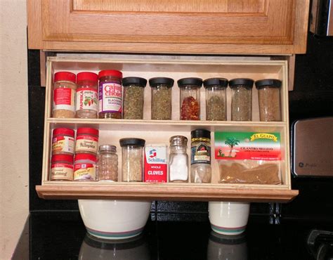 Under cabinet mounted spice rack. Under Cabinet Spice Rack | Etsy | Cabinet spice rack ...