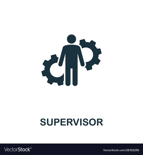 Supervisor Icon Creative Element From Business Vector Image