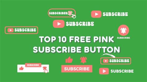 'no quit button' all pink pink describes the awkward moment when she met steve buscemi, jokes 'that guy hates me' Top 10 Free Pink Subscribe Button Green Screen - YouTube