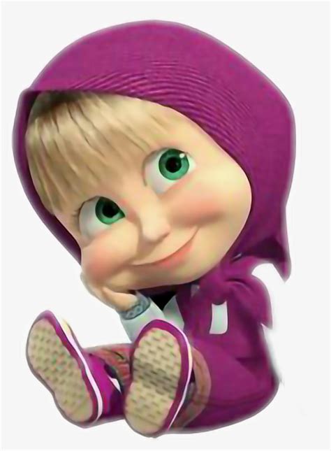 Masha Sticker Dasha And Masha And The Bear Free Transparent Png