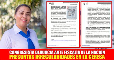 Fiscalia general de la nacion. CONGRESISTA DENUNCIA ANTE FISCALÍA DE LA NACIÓN PRESUNTAS ...