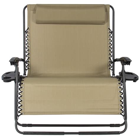 Best Choice Products Folding 2 Person Oversized Zero Gravity Lounge