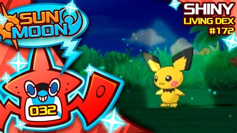 Our 32nd shiny pokemon in pokemon sun and moon, a shiny pichu!! AMAZING LUCK! SHINY PICHU!! Quest For Shiny Living Dex ...
