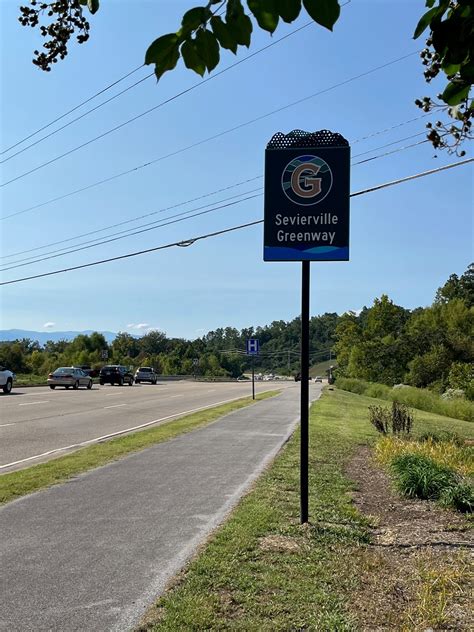 New Signs On Seviervilles Greenway To Help With Wayfinding
