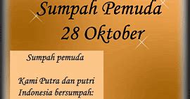 Selasa, 27 oktober 2020 12:40 wib. Kumpulan Kata-Kata Mutiara Bijak Tentang Sumpah Pemuda ...