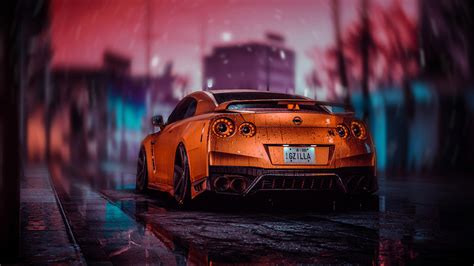 1366x768 Nissan Gtr Nfs Rear 4k 1366x768 Resolution Hd 4k Wallpapers