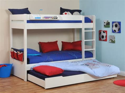 Kid's bunk beds can also help save money along with the space because you can use them for two kids together in just one room. Stompa Multi Bunk Bed - Kids Beds Online Ltd