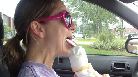 Licking Ice Cream Cone Funny Faces Youtube