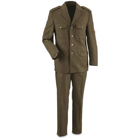 Czech Military Surplus M98 Dress Uniform 3 Piece Like New 206212 Dress Uniform Sets At