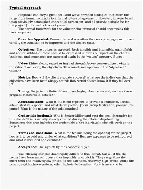 Informal Business Proposal Template Proposal Templates Business