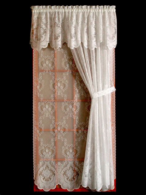 Vanessa Lace Tailored Panel The Curtain Shop Lace Curtain Panels