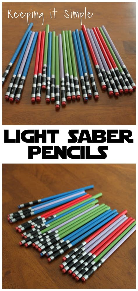 Keeping It Simple Star Wars Light Saber Pencils