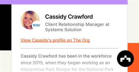 Cassidy Crawford Client Relationship Manager At Systems Solution The Org