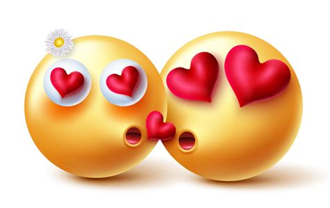 Emojis Valentine Lovers Vector Design Emoji Emoticon D Inlove