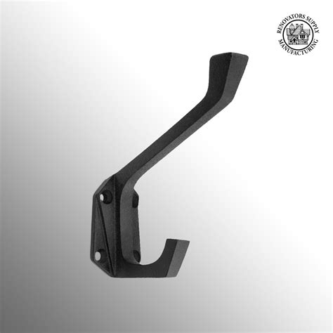 The 2nd row is perfect height for our 2 & 4 year old. Iron Coat Hook 4 1/4: Height X 3 1/4" Projection
