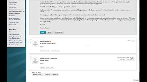 How To Double Space In Blackboard Discussion Board