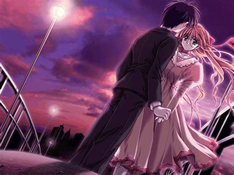 Two elegance pose on white room. Anime Galleries dot Net - Couples/Holding hands Pics, Images, Screencaps, and Scans