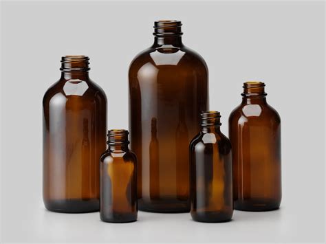 Glass Boston Bottle | Novio Packaging - Jars, Bottles & Closures
