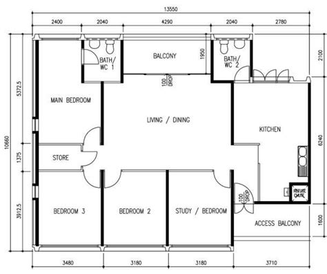 Newest Hdb 5 Room Floor Plan You Need
