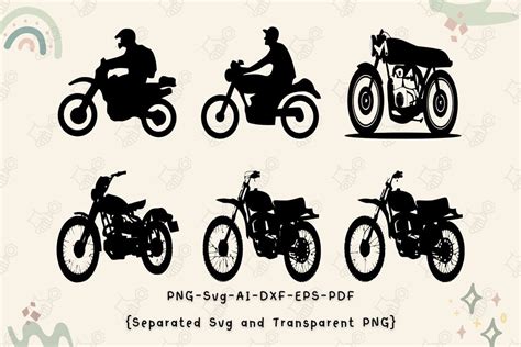 Motorcycle Svg Motorbike Svg Biker Masterbundles