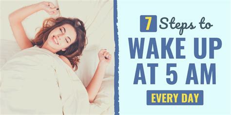 7 Steps To Wake Up At 5 Am Every Day