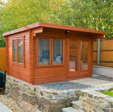 Danbury 14x12 28mm Tongue And Groove Timber Log Cabin Assembly Required