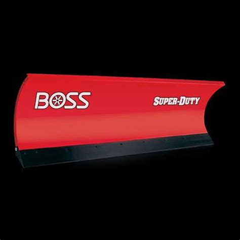Boss 8 Steel Trip Edge Straight Blade Snowplow Holmes Rental Station