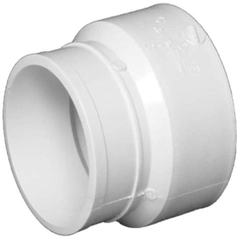 Charlotte Pipe 4 In X 4 In Dia Schedule 40 Adapter In The Pvc Dwv Pipe And Fittings Department At